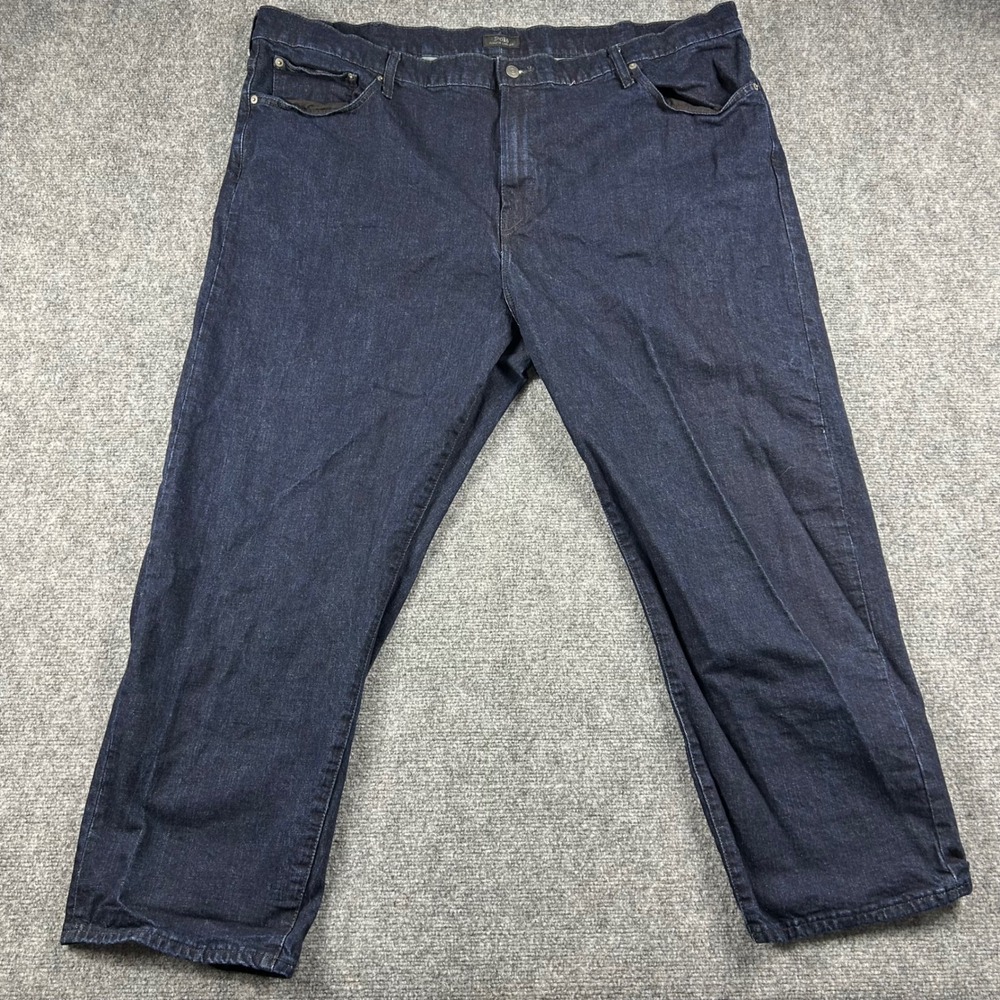 Polo Ralph Lauren Prospect Straight Jeans Mens 50x30 Blue Excellent Indigo Denim